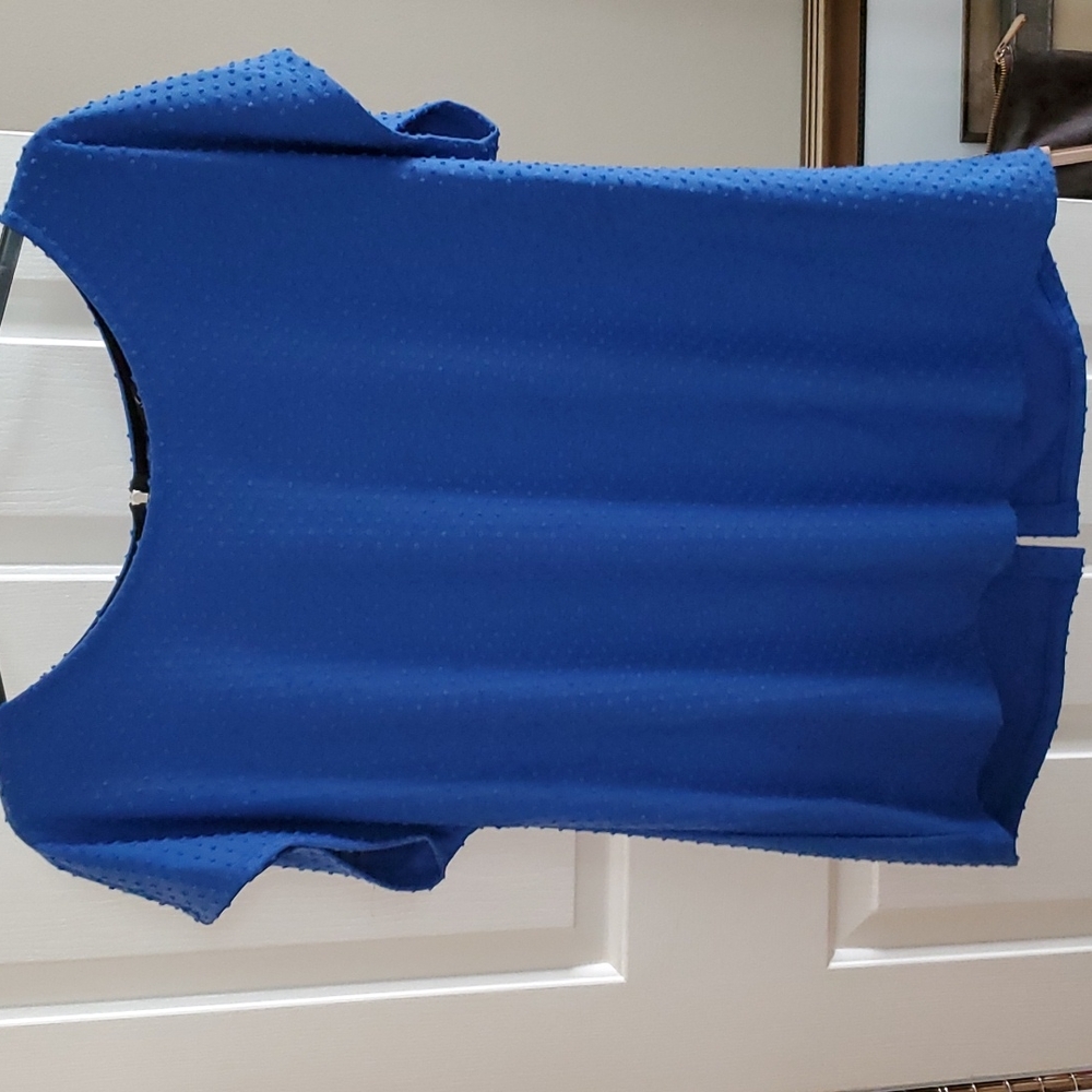 W5, XL, Blue short sleeve top